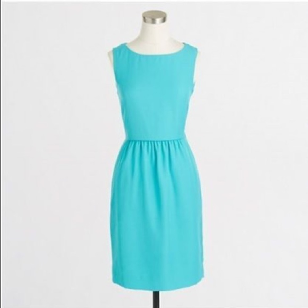 J. Crew Factory Sleeveless Ruched Dress - Size 0